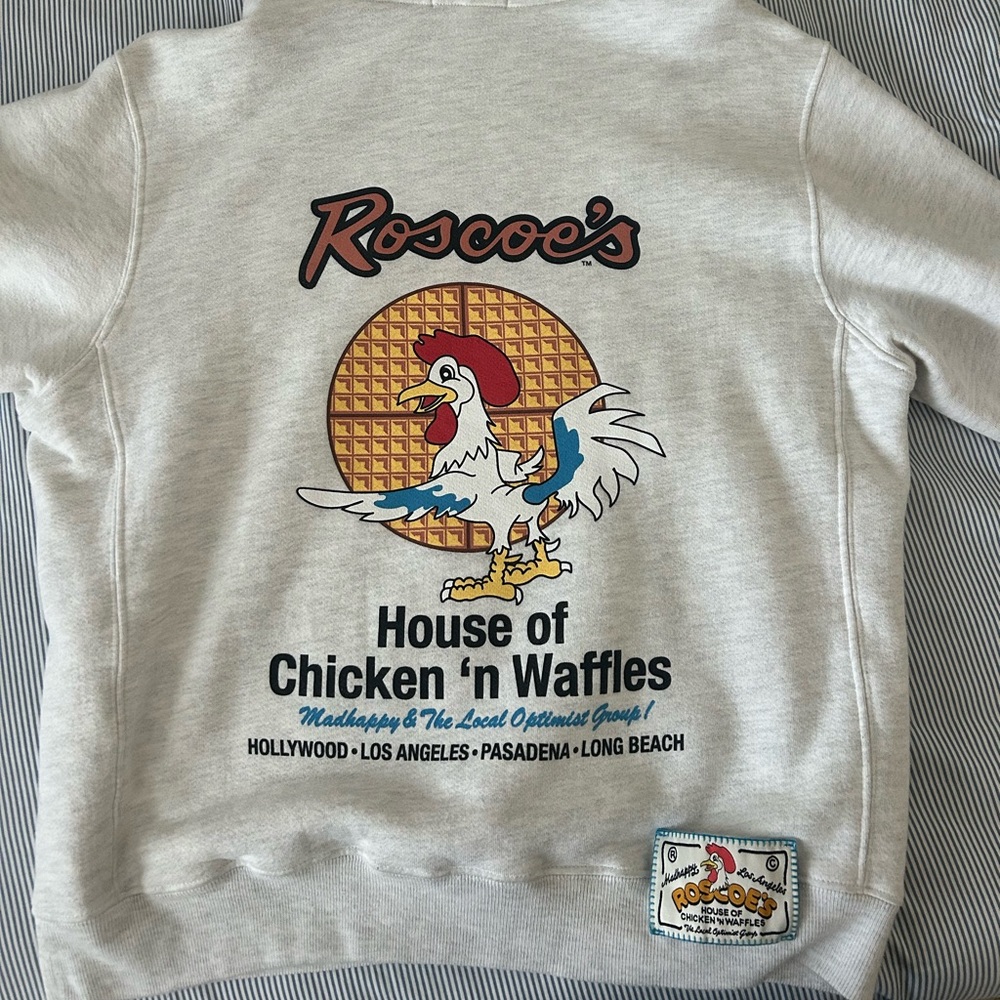 madhappy roscoes chicken and waffles hoodie